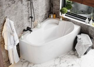 Акриловая ванна VagnerPlast Selena VPBA141SEL3PE-04 правая 147x100см белый